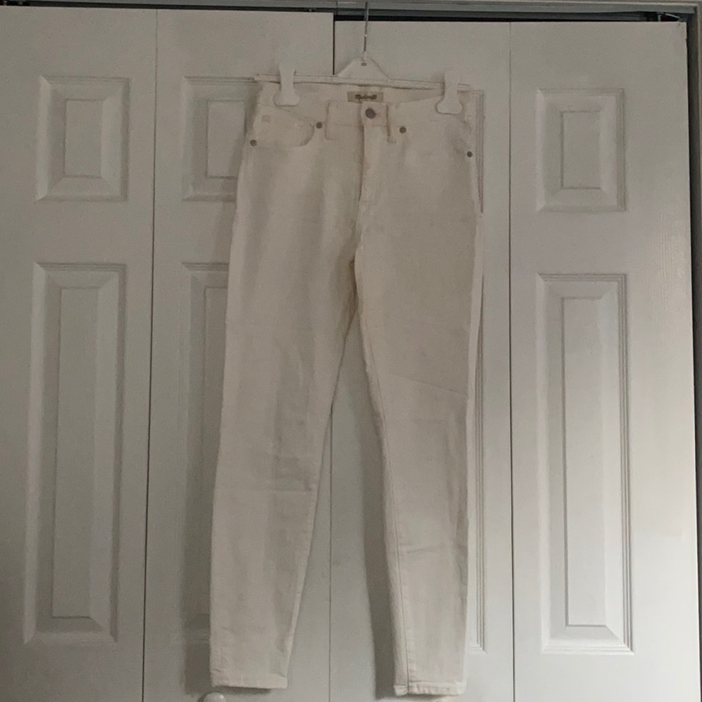 White Madewell Skinny Jeans